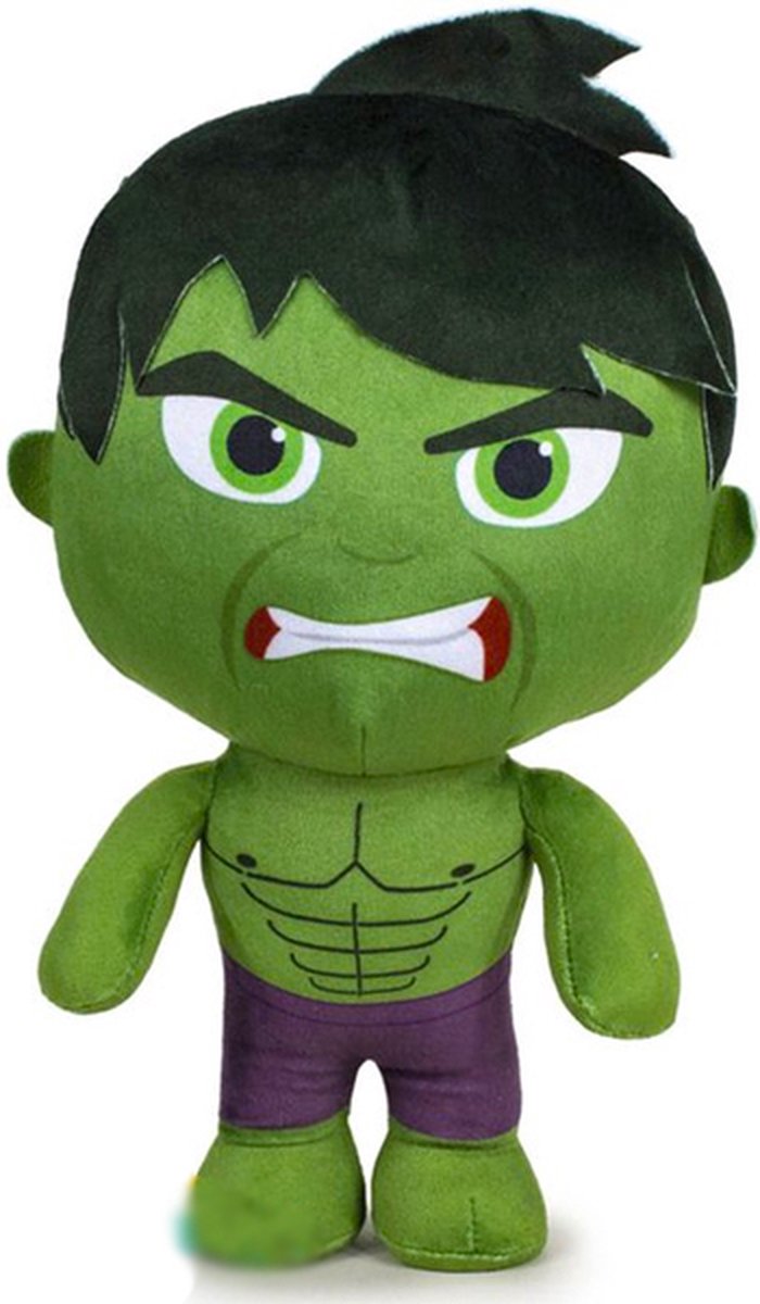 Hulk Marvel Avengers Pluche Knuffel 42 cm XL | Marvels Movie Plush Toy | Speelgoed knuffelpop superheld voor kinderen jongens meisjes